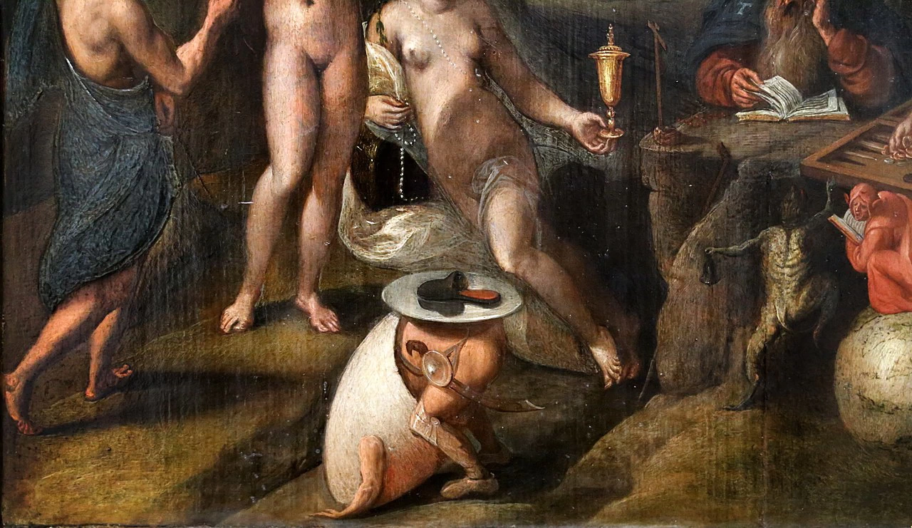 Le tentazioni di sant'Antonio - dettaglio